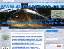 Tablet Screenshot of cursospesca.com